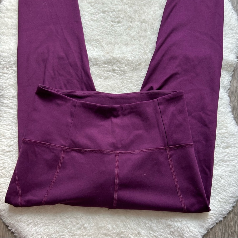 Girlfriend Collective Deep Purple Athletic Leggings - Picture 2 of 5